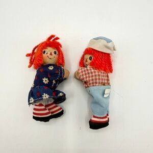 Vintage 1978 Raggedy Ann and Andy Pencil Hugger Collectibles